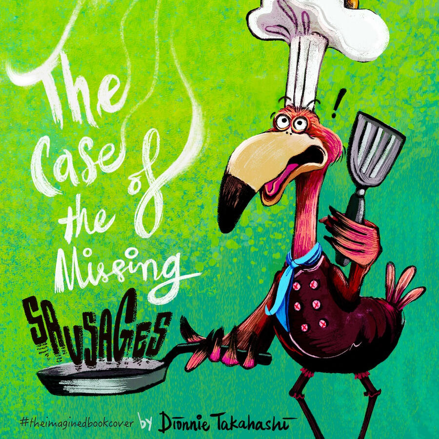 Imagined book cover for a picture book idea